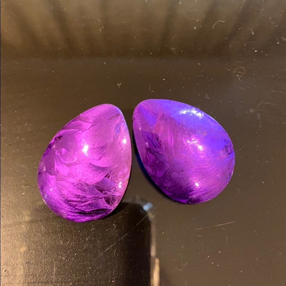 Purple Earrings